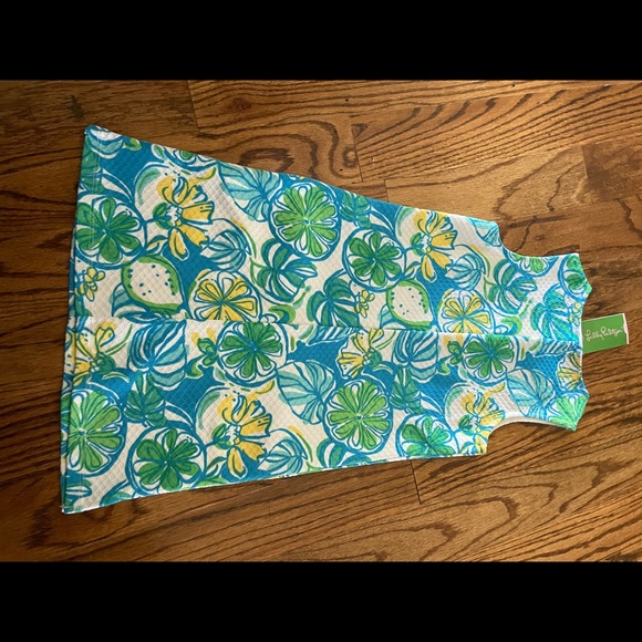 Lilly Pulitzer Girls Knit Shift Dress in Sweet and Sour size M (6-7) NWT - Picture 7 of 8